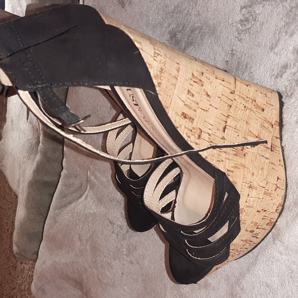 Tall wedge heels, size